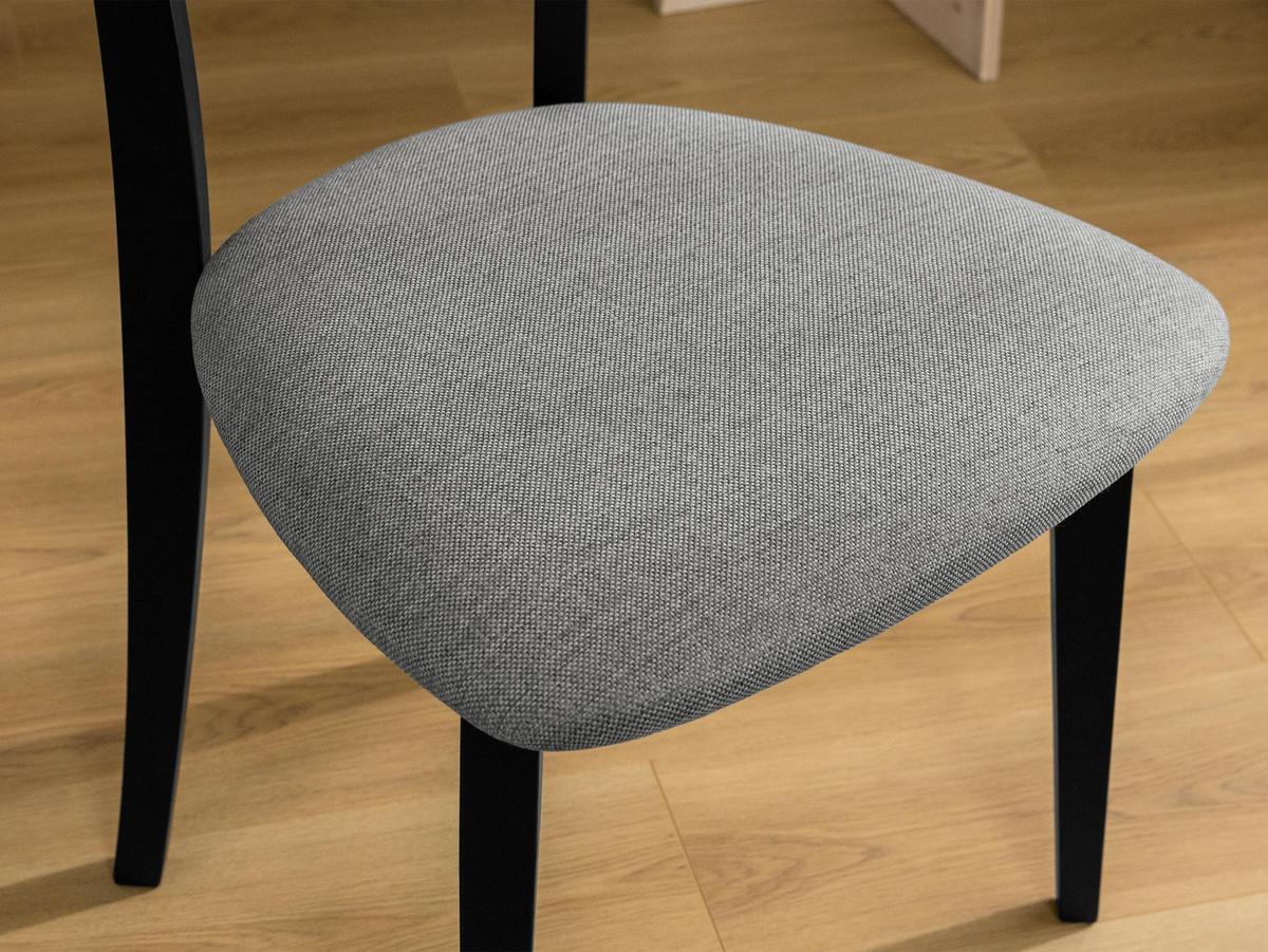 ESSZIMMERSTUHL Hugo VI - Schwarz, Holz/Textil (47/86/48cm) - MIRJAN24