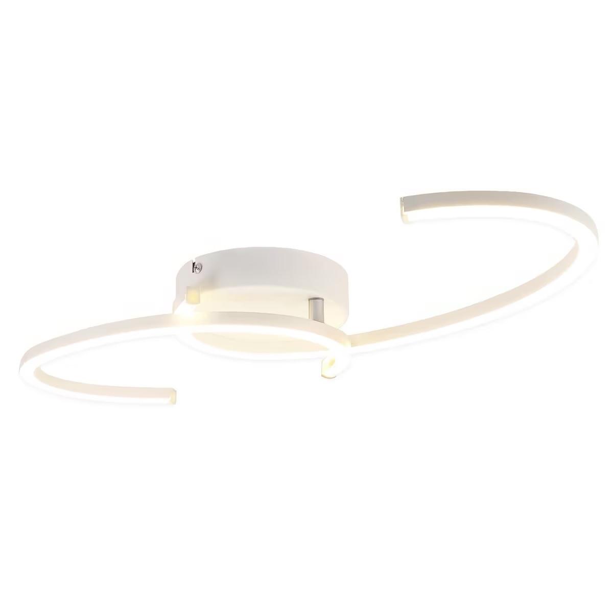 LED-DECKENLEUCHTE Zornhainbach 61.6/7.0/23.0 cm - Weiß, Metall (23/61.6/7cm) - ZMH