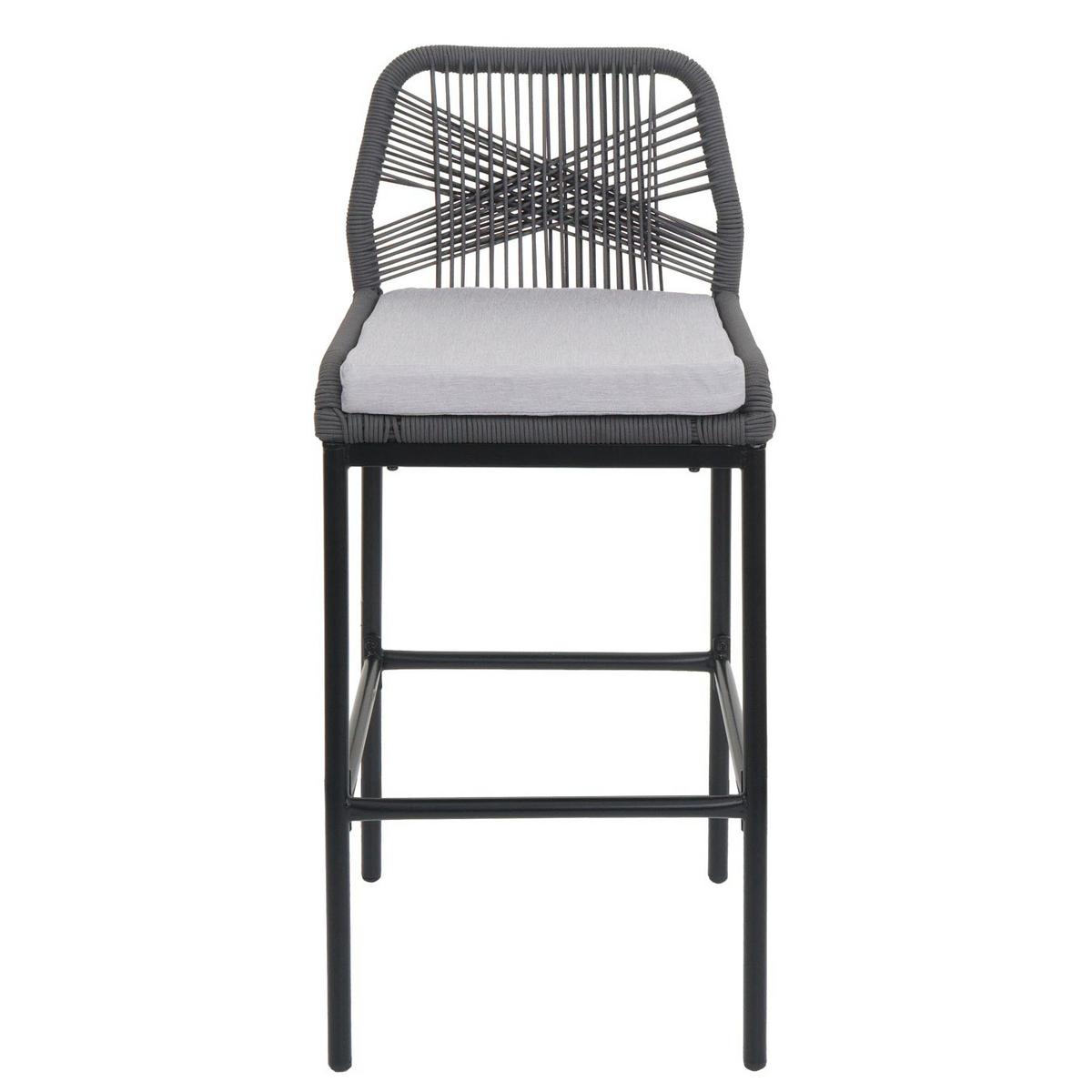 BARHOCKER Anthrazit, Hellgrau - Anthrazit/Hellgrau, Metall (45/101/52cm) - MCW