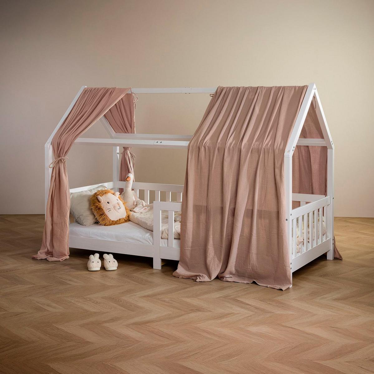 HAUSBETT-HIMMEL NENA - Taupe, Textil - IDIMEX