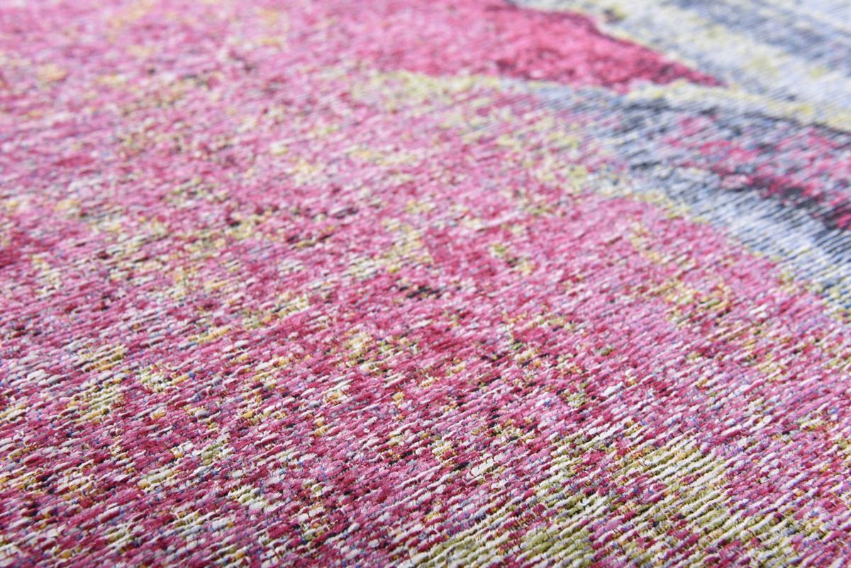 FLACHWEBETEPPICH Cosima 80x160 cm - Pink, Textil (80/160cm) - Gino Falcone