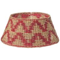 WEIHNACHTSBAUMKRAGEN 28 cm Naturfarben Glace - Naturfarben, Naturmaterialien (28cm) - Beliani