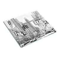 GLASPLATTE 60x52 cm Straßen von New York - Schwarz, Glas (60/0.4/52cm) - TULUP