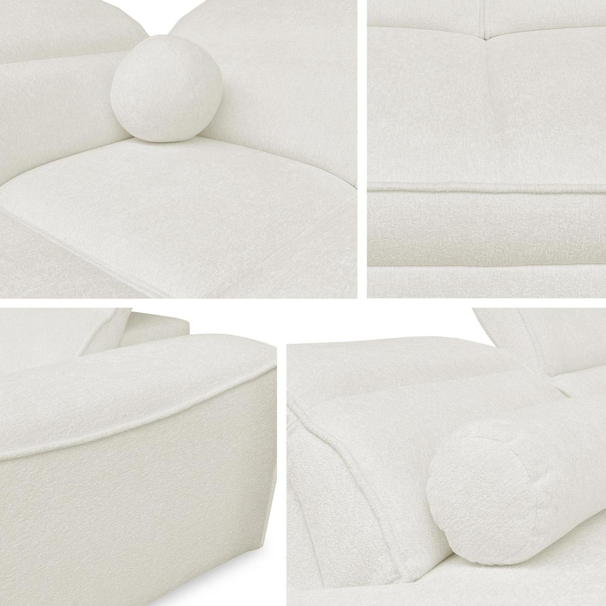 ECKSCHLAFSOFA Vito VII, Seite: Rechts - Dunkelgrau, Holz/Textil (276/214cm) - MIRJAN24