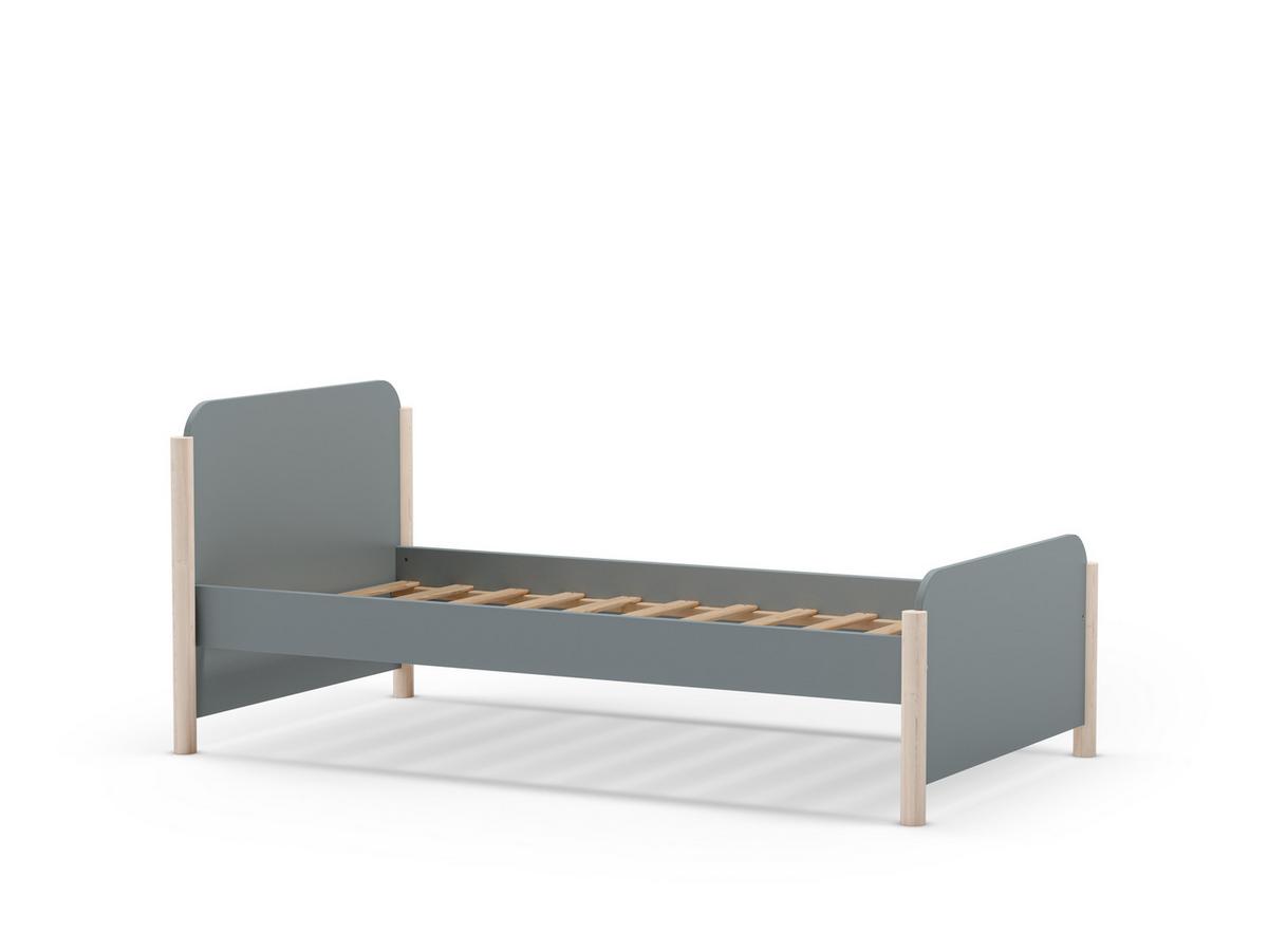 BETT Enola Grün 199/107.2/70 cm - Grün, Holz (190/90cm) - Calicosy