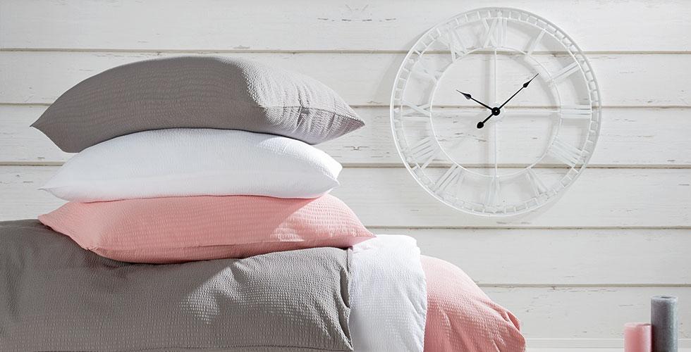 Baumwollbettwäsche in Rosa, der knallige Hingucker für das Schlafzimmer.