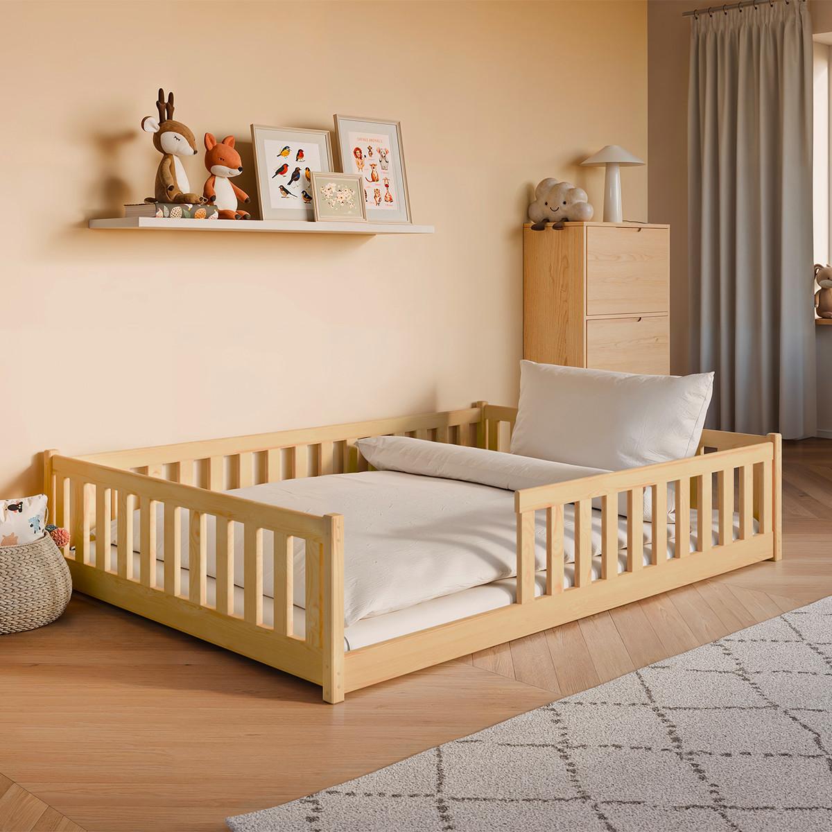 BETT 140/200 Maya Holz - Braun, Holz (140/200cm) - Petits-meubles
