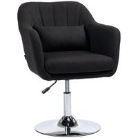 SESSEL Polyester Schwarz - Schwarz, Textil (60/91/60cm) - HOMCOM