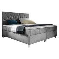 BOXBETT Prowansja - H3 - Grau, Holz (160/200cm) - MIRJAN24