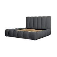 POLSTERBETT Heda Perfect Harmony - Anthrazit, Holzwerkstoff/Textil (180/200cm) - Fun Möbel