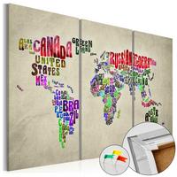 PINNWANDBILDER Bunt 120/80 cm - Multicolor, Naturmaterialien/Textil (120/80cm) - KUNSTLOFT