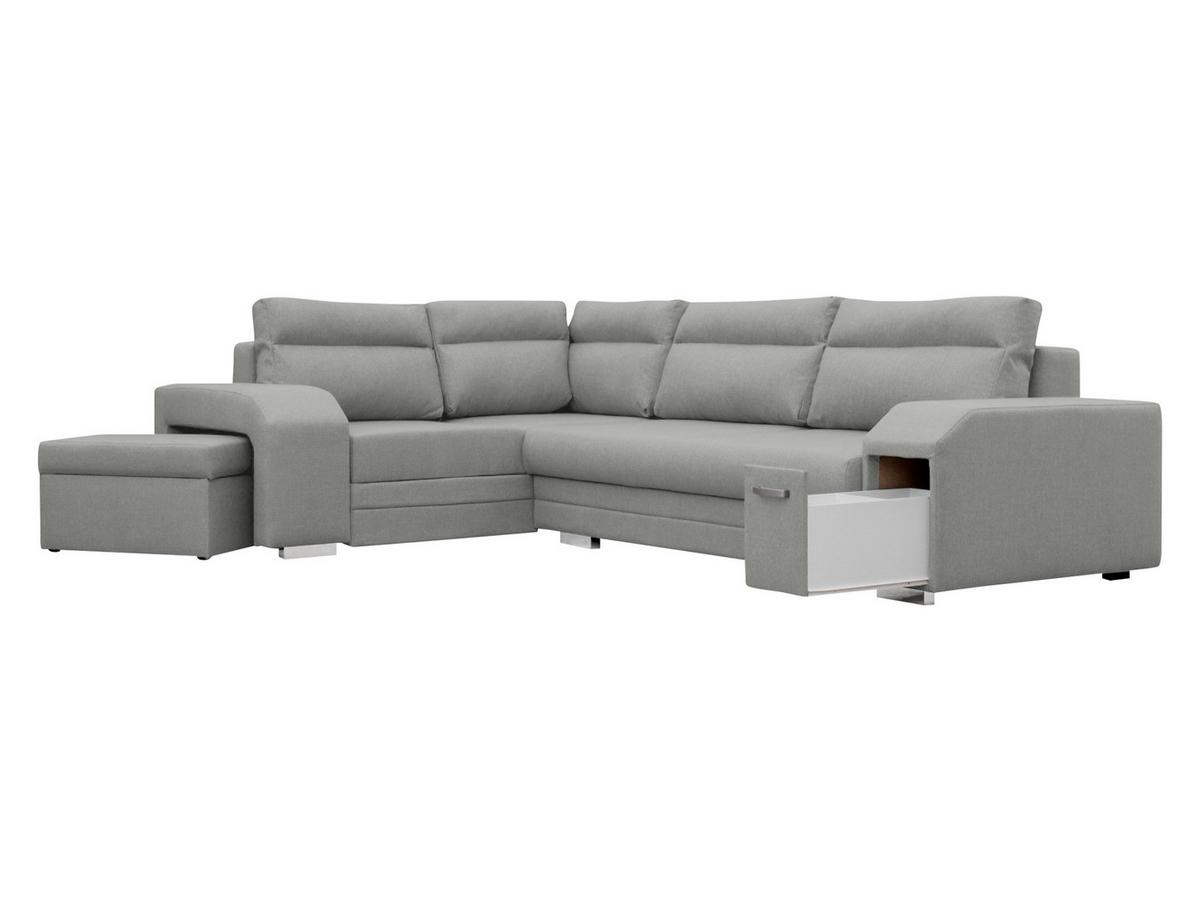 ECKSOFA Alvares, Seite: Links - Beige, Holz/Kunststoff (305/205cm) - MIRJAN24