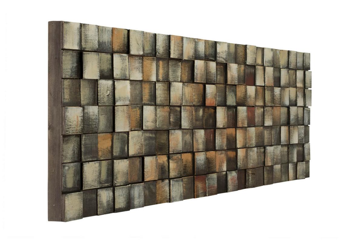 HOLZBILD Beige 144/44 cm - Beige/Braun, Holz (6/44cm) - KUNSTLOFT