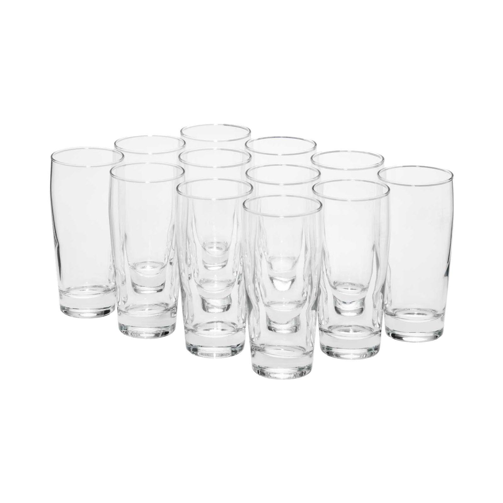 WILLI BECHER GEEICHT Willy transparent 0,2 l 12er Set - Transparent, Glas (0.2L) - Van Well