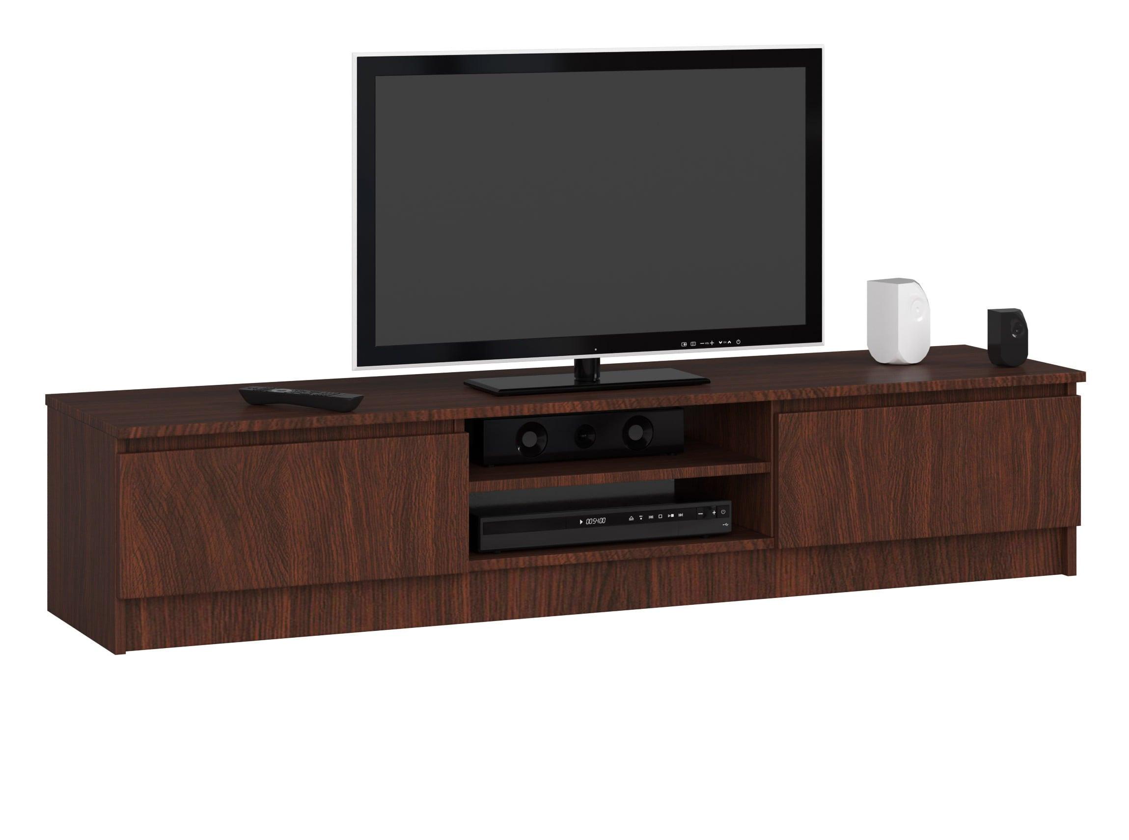 LOWBOARD Dunkelbraun 33/160/40 - Dunkelbraun, Holzwerkstoff (160/33/40cm) - RAUMHIRSCH FURNITURE