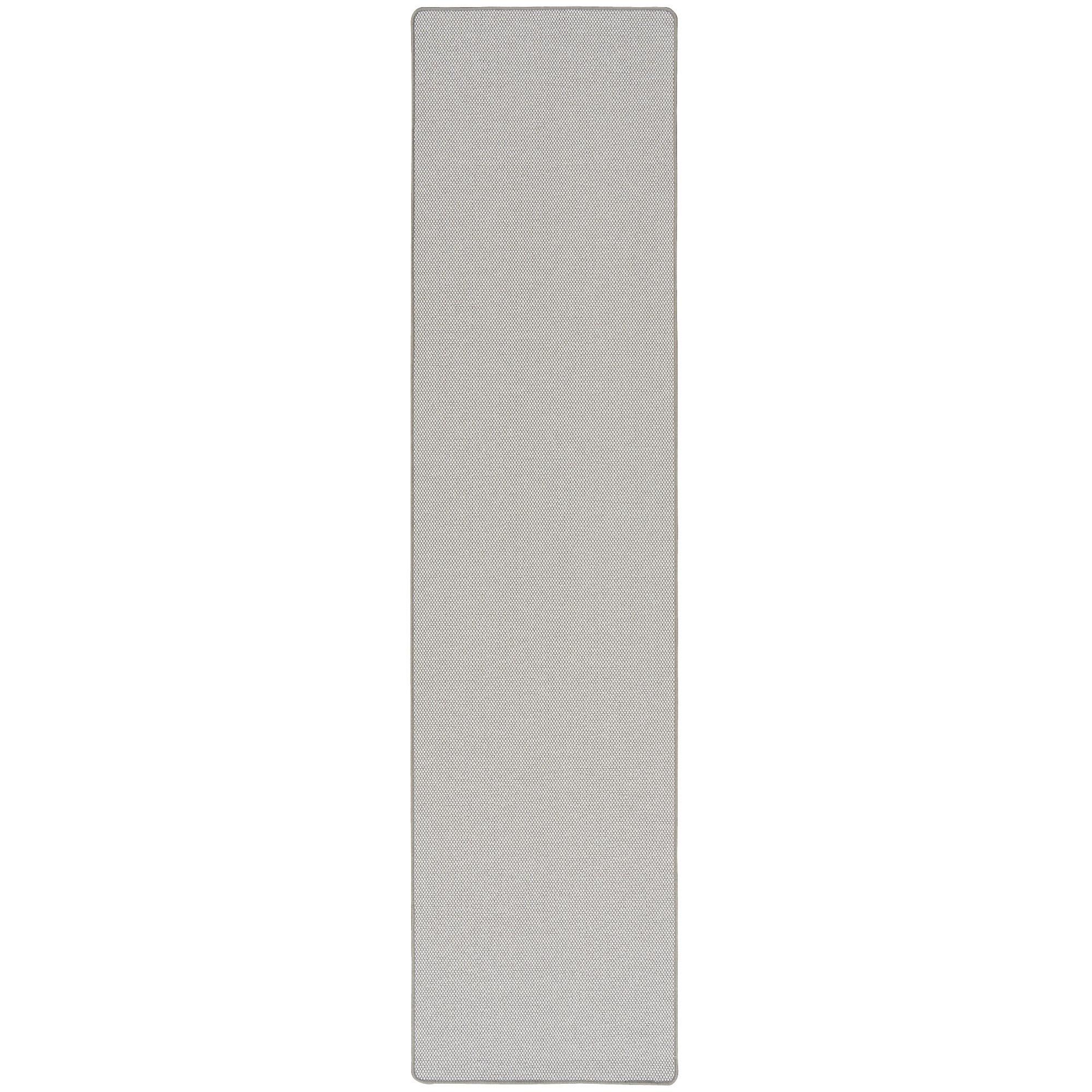 LÄUFER TEPPICH BENTZON FLACHGEWEBE - Silberfarben, Textil (80/160cm) - Snapstyle