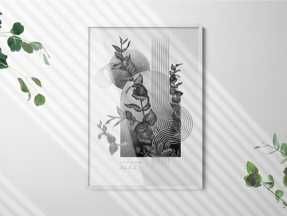 BILDERRAHMEN - Weiß, Kunststoff (70/100/1.5cm) - Wallfluent