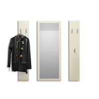 GARDEROBE Spot Creme Hochglanz - Creme, Holzwerkstoff (120/140/2cm) - Vladon
