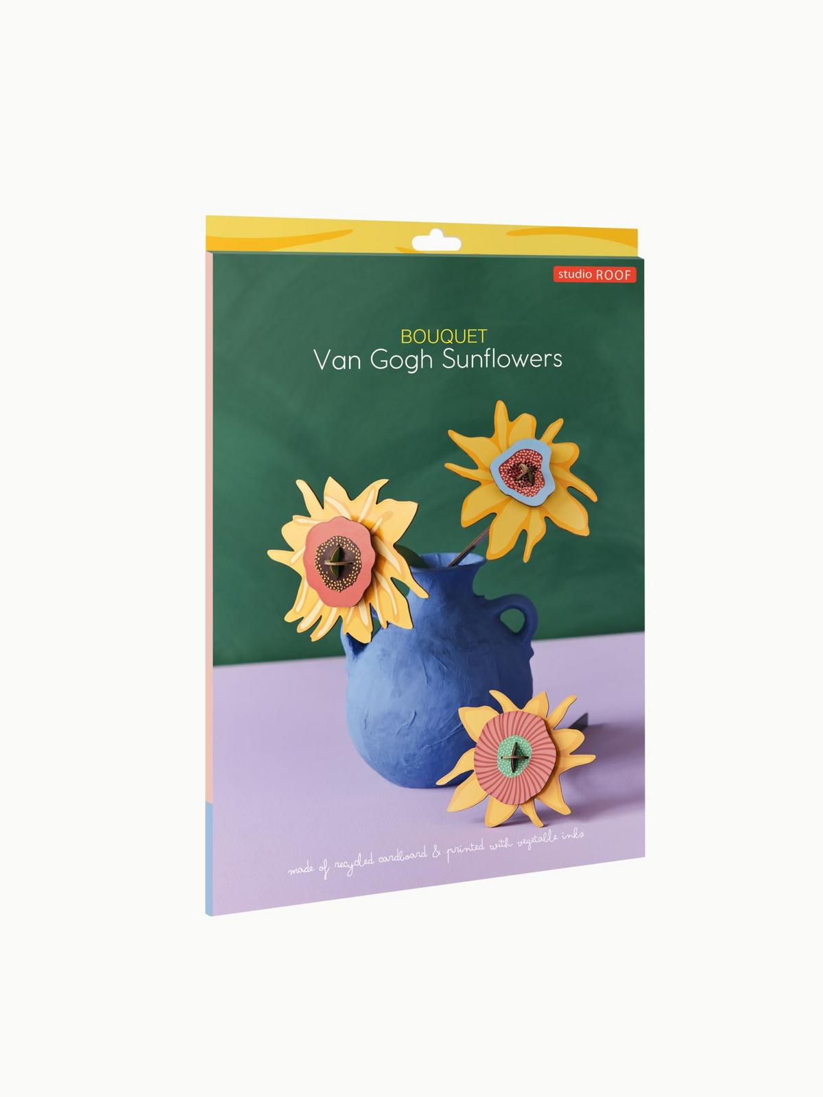 DEKOFIGUR Sonnenblumen-Trio 4/27 cm - Multicolor, Wellpappe (4/27/10cm) - Studio Roof