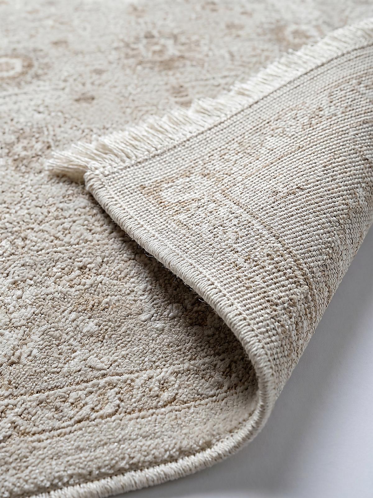 KURZFLORTEPPICH Orientalisch SCRIVIA Polypropylen Beige 200 x 290 cm - Beige, Textil (200/290cm) - KADIMA DESIGN