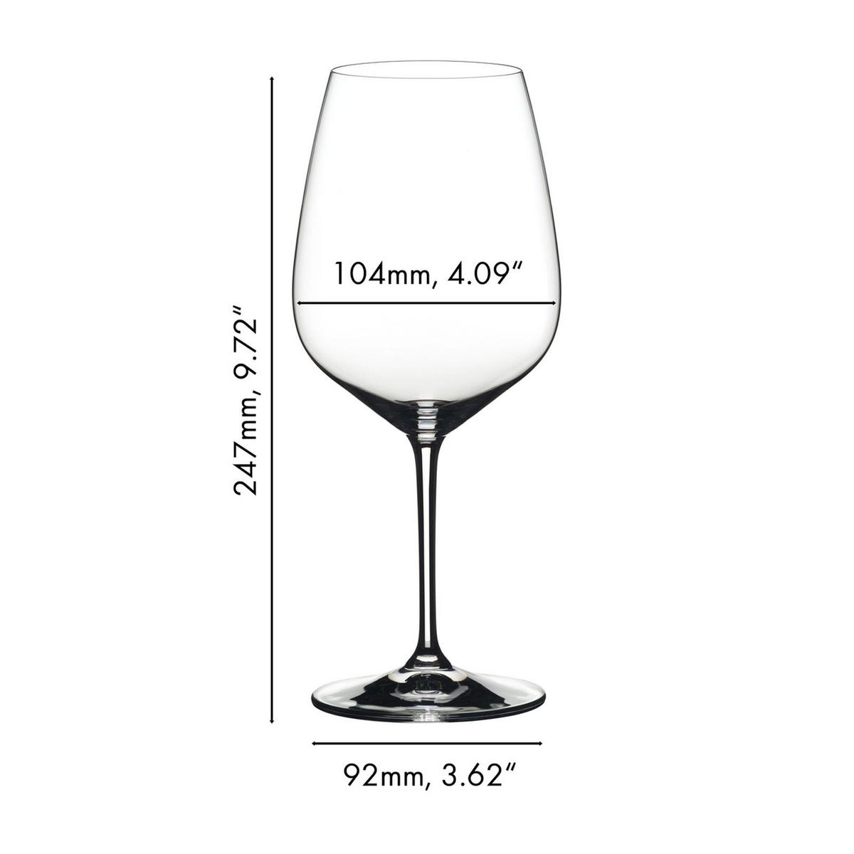 CABERNET ROTWEINGLÄSER Extreme transparent 800 ml 2er Set - Transparent, Glas (0.8L) - Riedel