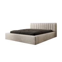 POLSTERBETT Peoria In Macau - Creme, Holzwerkstoff/Textil (160/200cm) - Fun Möbel