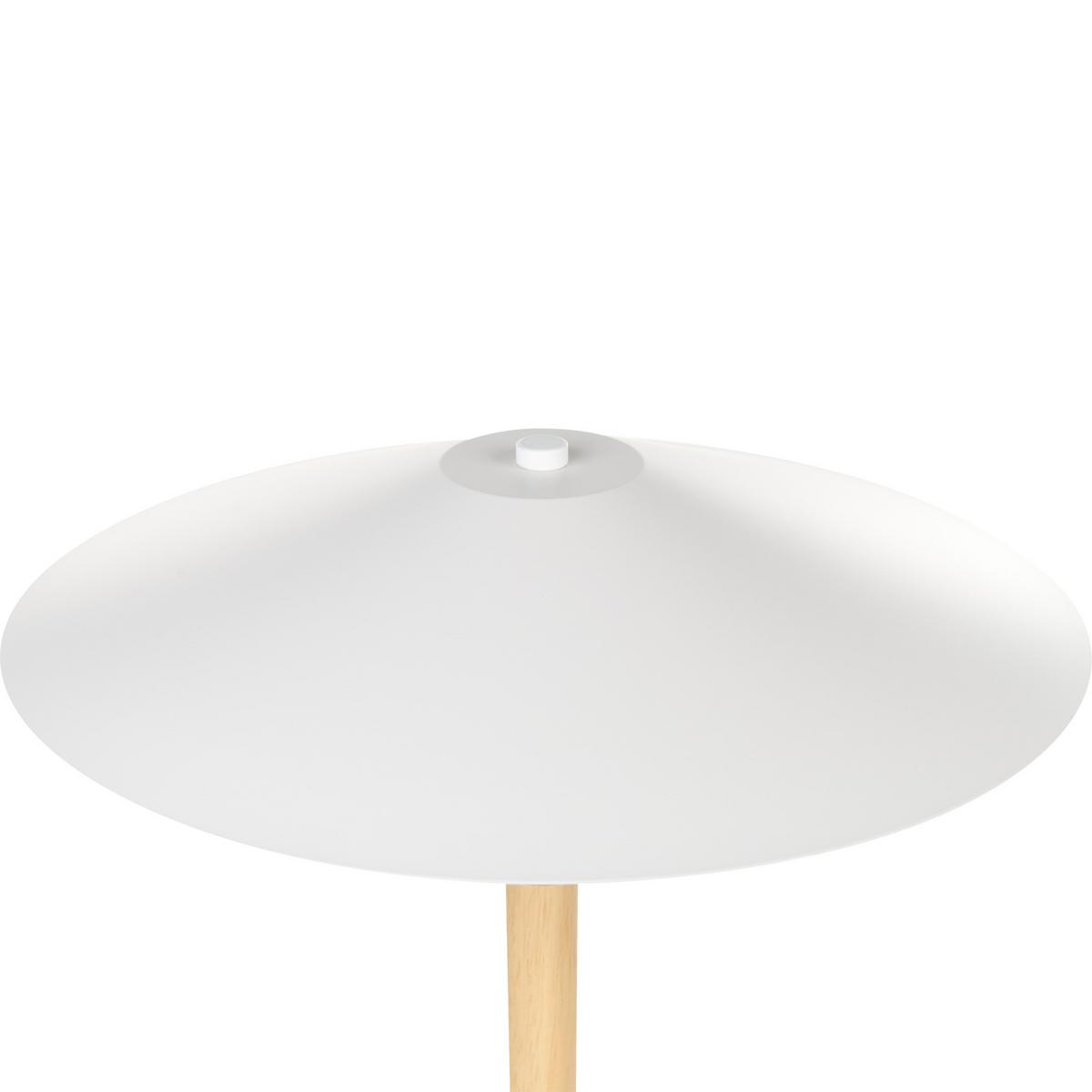 STEHLAMPE Moppy 25/25/153 cm - Hellbraun, Holz (25/25/153cm) - Beliani