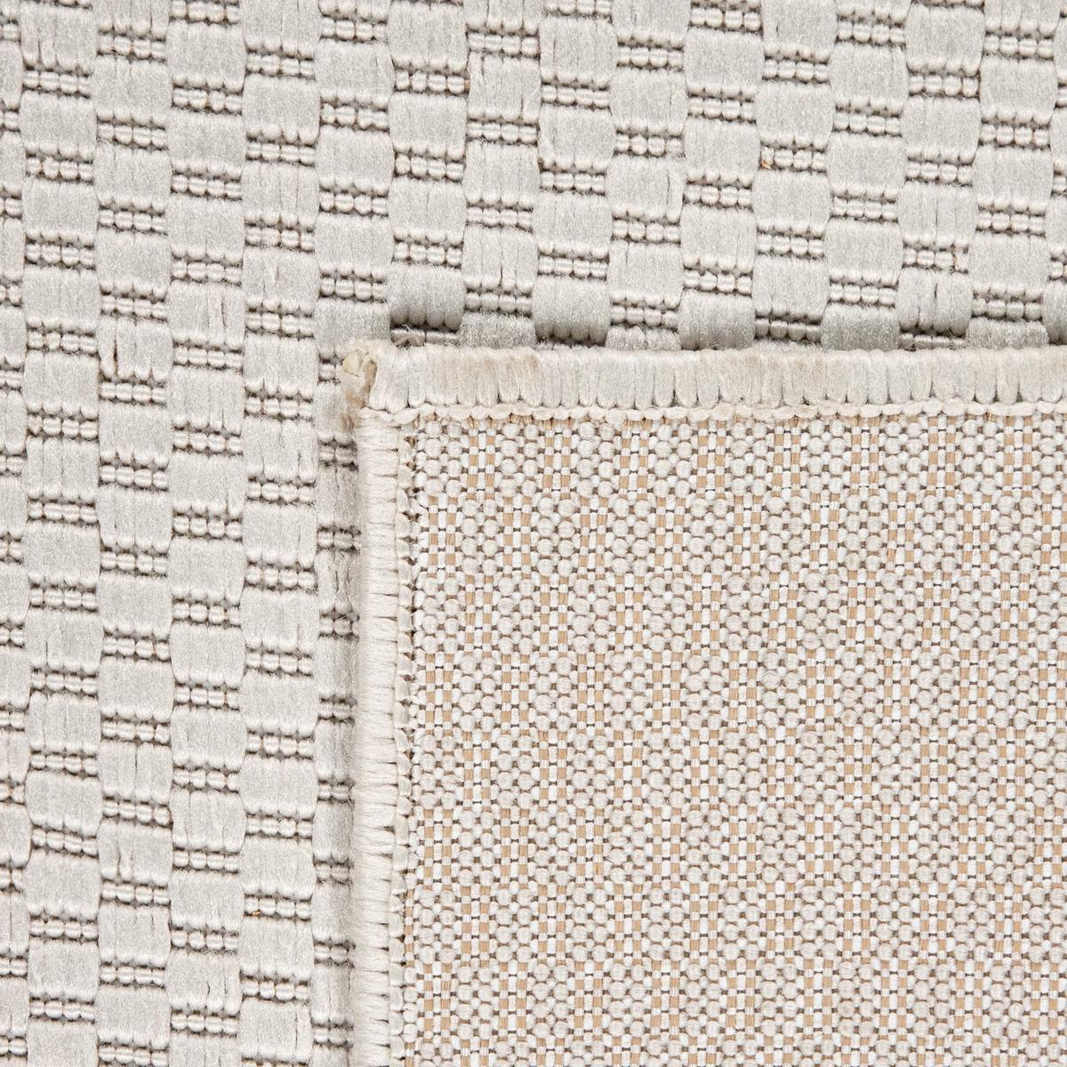 FLACHWEBTEPPICH, einfarbig, aus Polypropylen, Creme, 140 x 200 cm - Beige, Textil (140/200cm) - KADIMA DESIGN