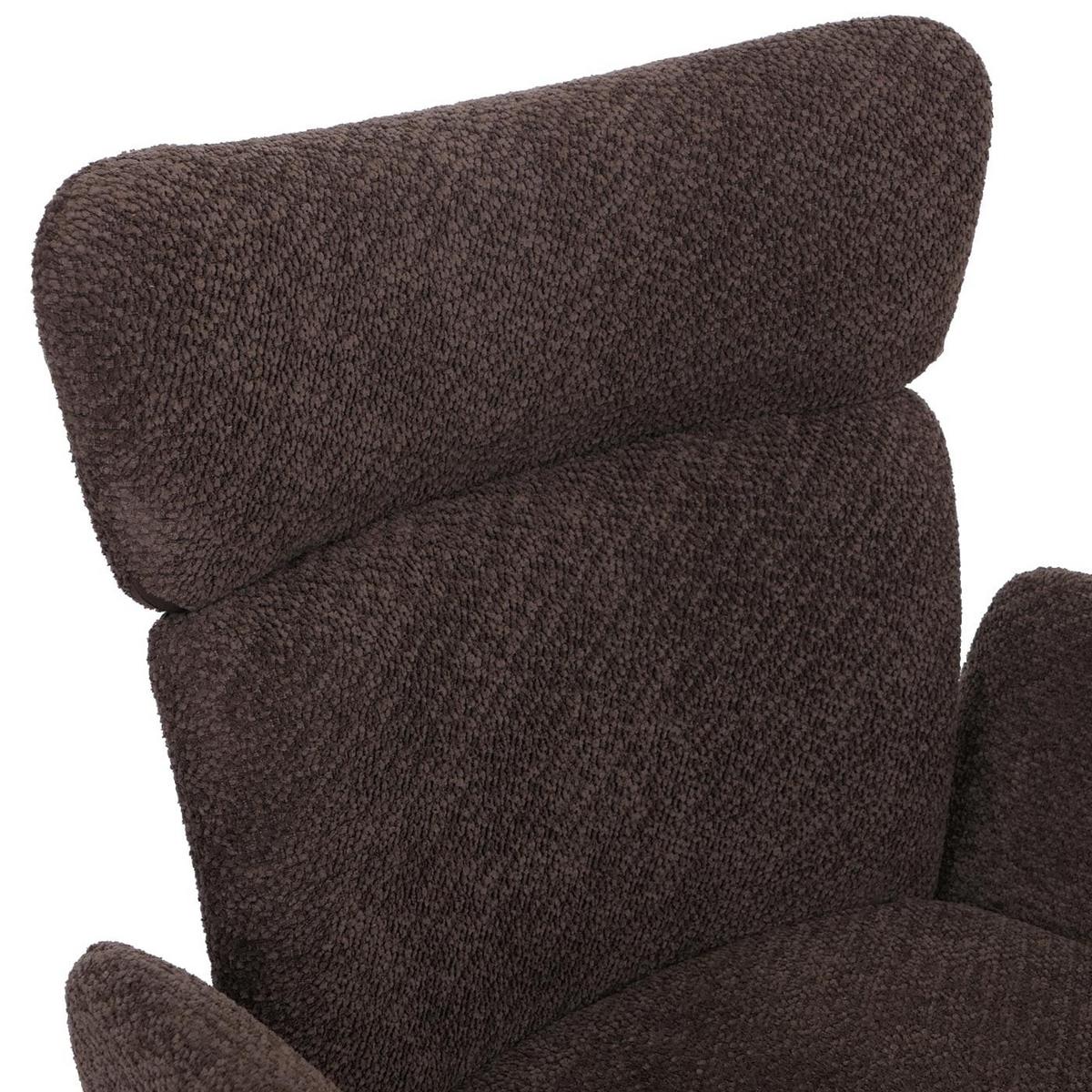 ESSZIMMERSTUHL Dunkelbraun - Dunkelbraun, Textil (63/92/58cm) - MCW