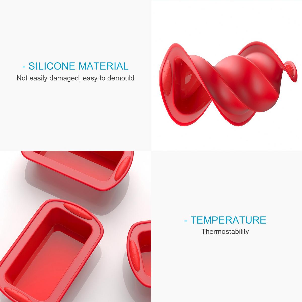 BACKFORM Silikon - Rot, Kunststoff (14.7/6.5/27.3cm) - Intirilife