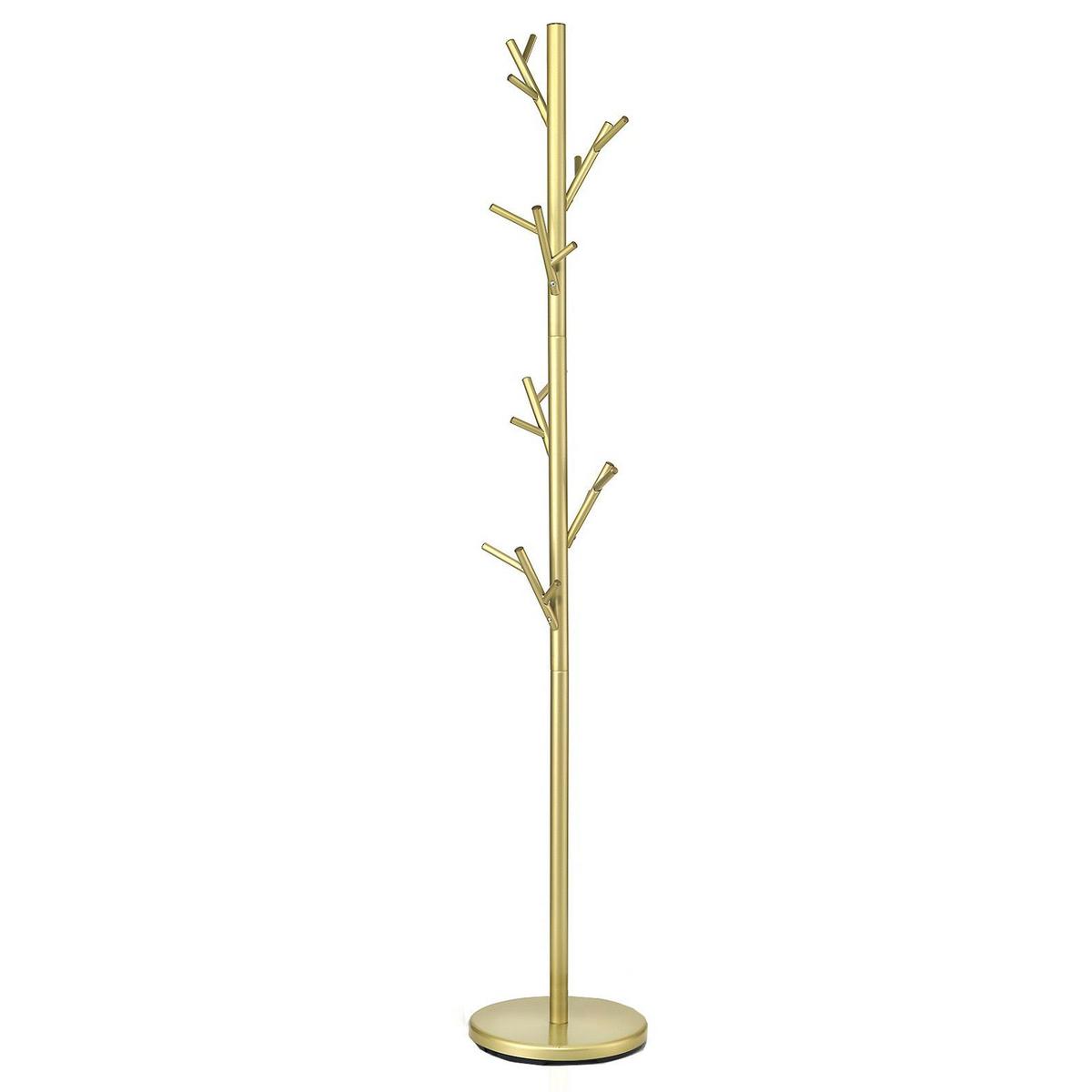 KLEIDERSTÄNDER ZENO gold - Goldfarben, Metall (30/177/30cm) - IDIMEX