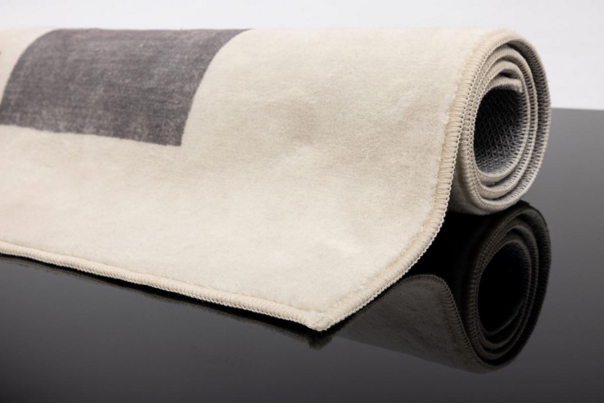 BADTEPPICH Ariella Grau 70x120 cm - Grau, Textil (70/120cm) - Gino Falcone