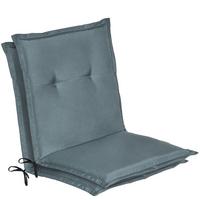 NIEDERLEHNER Loft NL 100x50x6cm Taubenblau (2tlg) - Blaugrau, Textil (50/100cm) - Beautissu 
