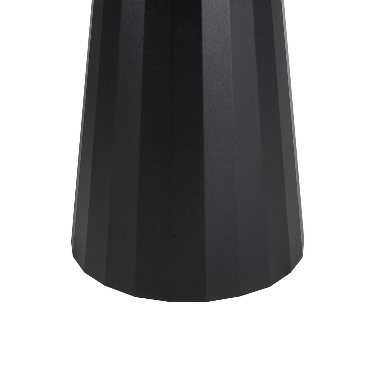 ESSTISCH Schwarz 100/100 cm Metall Plato - Schwarz, Metall (100/100/75cm) - Beliani