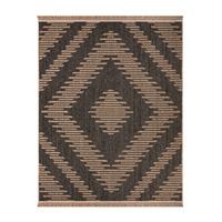 OUTDOORTEPPICH Boho Anthrazit 120 x 160 cm - Anthrazit, Kunststoff (120/160cm) - TT Home