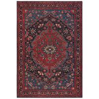 TEPPICH Waschbar HURST, orientalisch mit Medaillon, Rot, 190 x 290 cm - Rot, Textil (290/190cm) - KADIMA DESIGN
