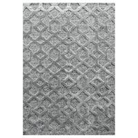 HOCHFLORTEPPICH EISACK, geometrisch, Grau, 80 x 150 cm - Grau, Textil (150/80cm) - KADIMA DESIGN