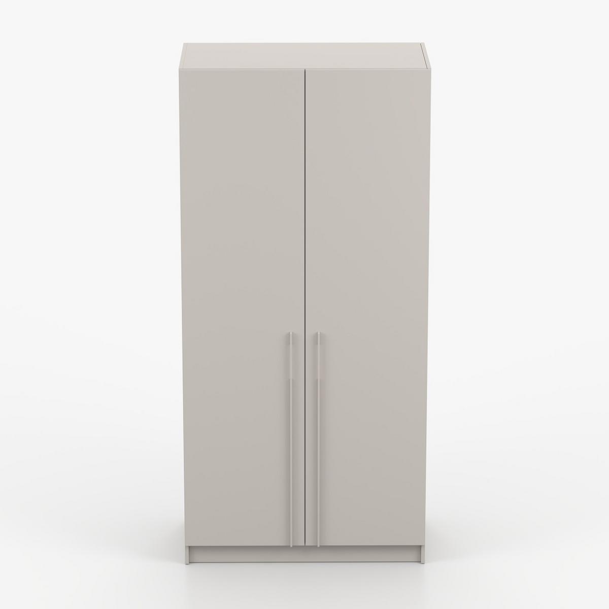 DREHTÜRENSCHRANK ROSA 2D 100/210/55, 2-türig, Kaschmir - Kaschmir, Holzwerkstoff (100/210/55cm) - imoebel24