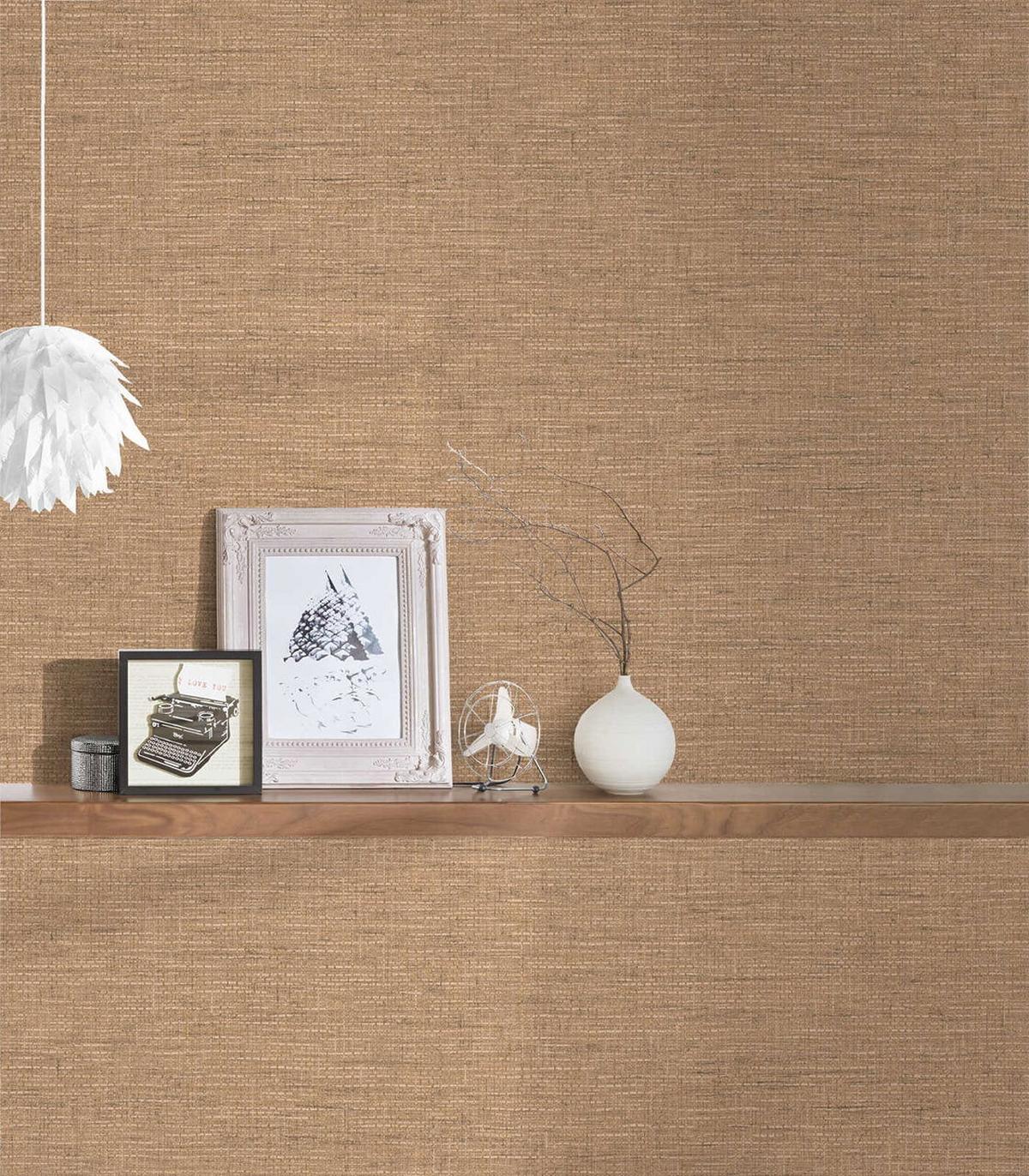 VLIESTAPETE Braun 53/1005 cm - Braun, Kunststoff/Textil (53/1cm) - KUNSTLOFT