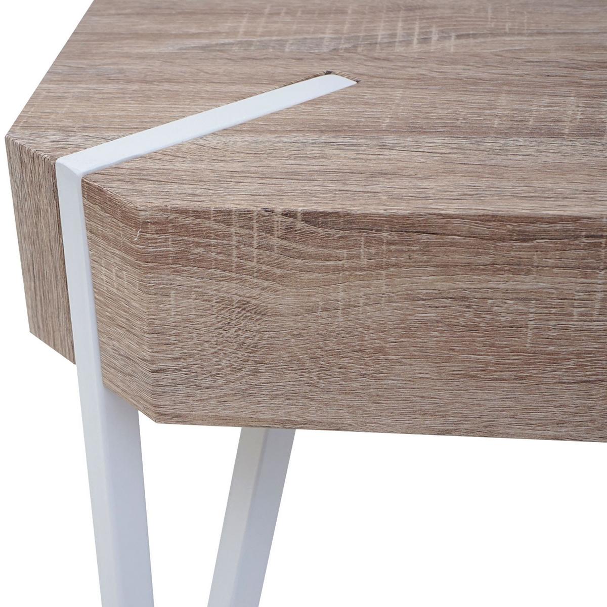 COUCHTISCH rechteck Eiche Dekor - Eichefarben, Holz (50/50/52cm) - MCW