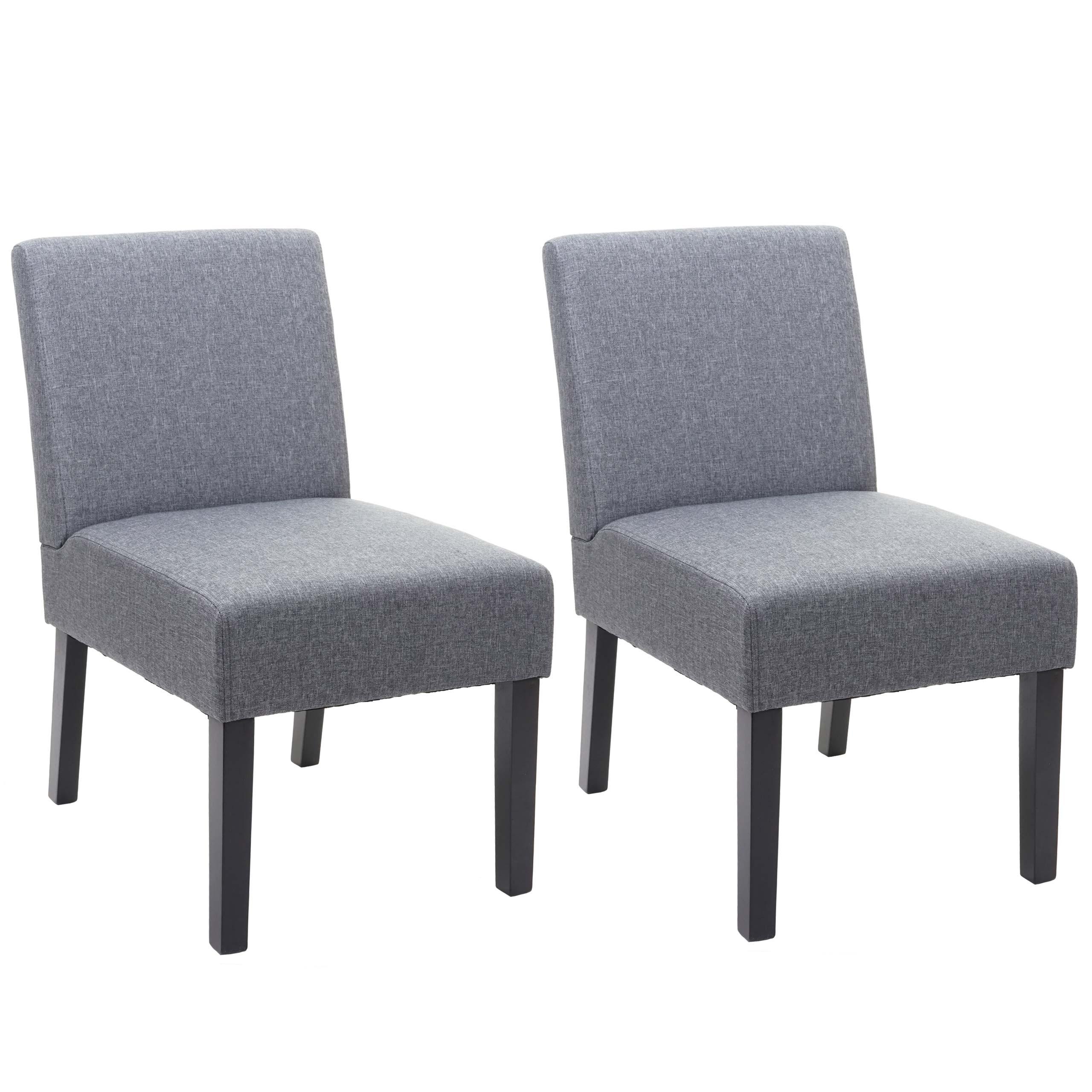 ESSZIMMERSTUHL Anthrazit 2er-Set - Dunkelgrau/Anthrazit, Textil (48/84/64cm) - MCW