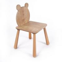 KINDERSTUHL mit bärenlehne 30/30/55 cm - Eichefarben, Holzwerkstoff (30/55/31cm) - Calicosy