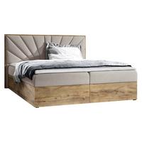 BOXBETT Wood 7 - H3 - Naturfarben, Holz/Textil (180/200cm) - MIRJAN24