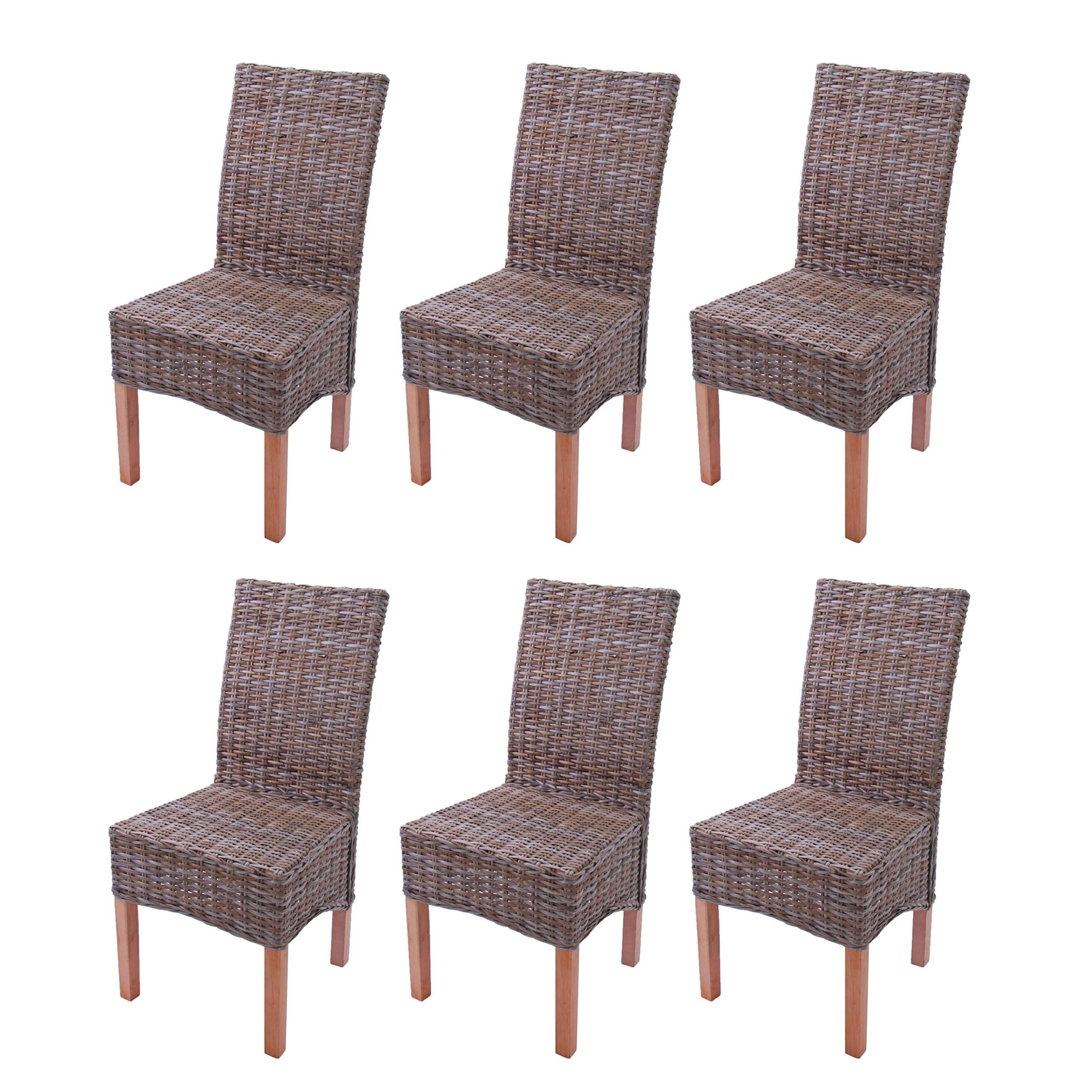ESSZIMMERSTUHL Braun 6er-Set - Braun, Holz (46/97/50cm) - MCW