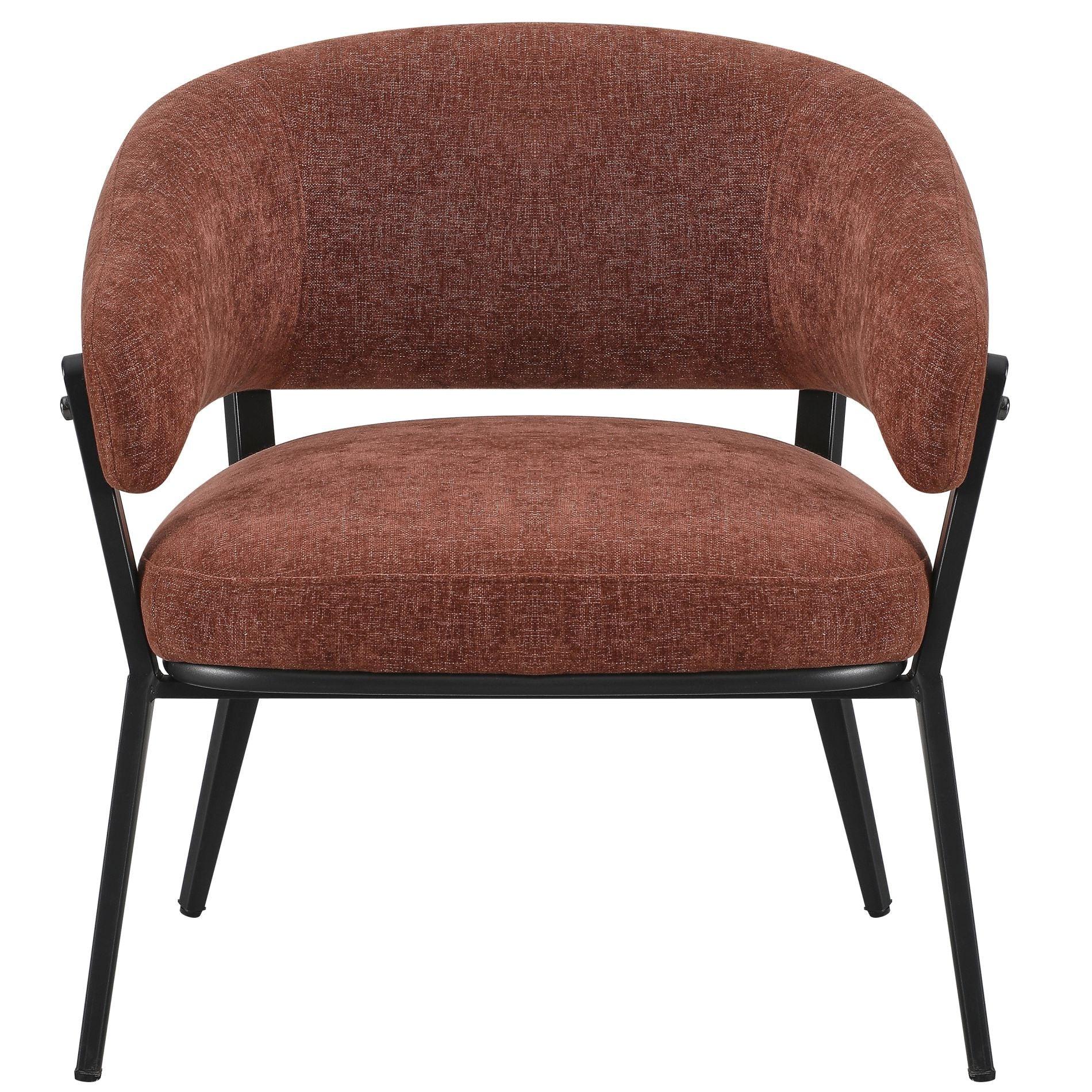 LOUNGESESSEL Symbled Kupferbraun - Schwarz/Kupferfarben, Textil/Metall (71.5/80/75.5cm) - Selsey