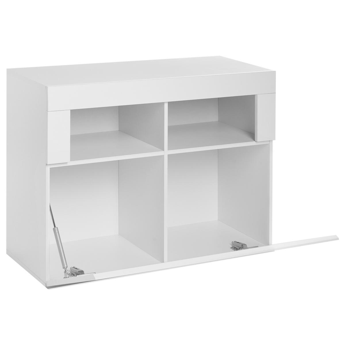 FLUR-SET Weiß Bathurst - Weiß, Holzwerkstoff (80/60/35cm) - Beliani