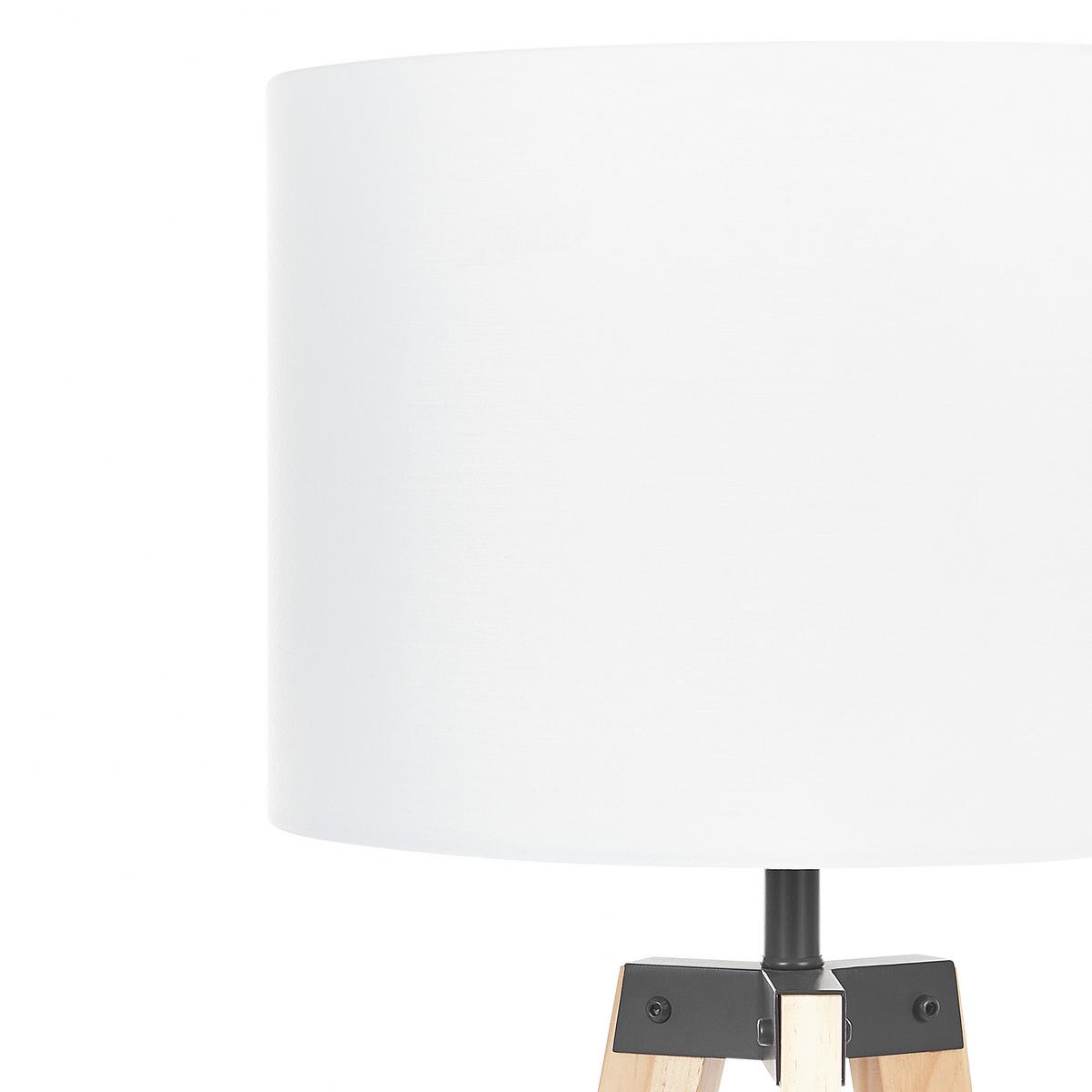 STEHLAMPE Bluff 41/41/149 cm - Hellbraun, Holz (41/41/149cm) - Beliani