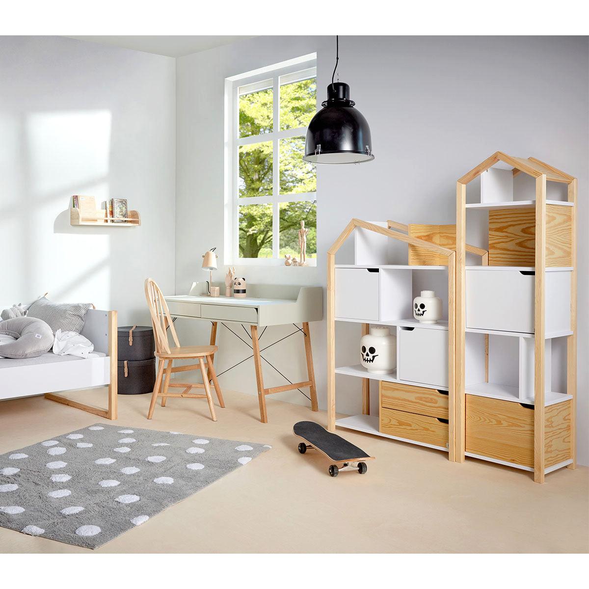 BÜCHERREGAL Holz und Weiß - Weiß, Holzwerkstoff (89/130/31cm) - Petits-meubles