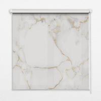 INNENROLLO - Fensterrollo - Rollo - 150x180 cm - Weißer Marmor - Weiß, Kunststoff (150/180/0.5cm) - TULUP