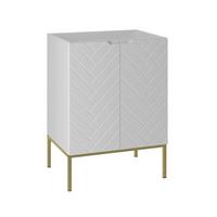 WASCHTISCHUNTERSCHRANK 60cm Daria Weiß - Weiß, Holzwerkstoff (60/82/45.8cm) - Petits-meubles